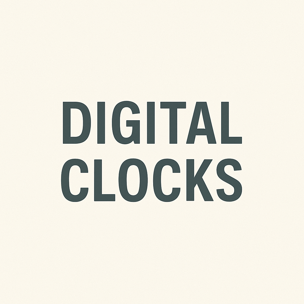 Shop Digital Clocks