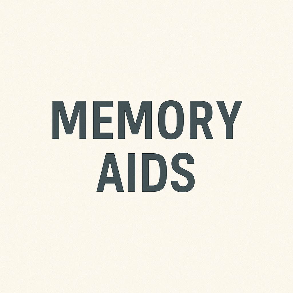 Shop Memory Aids