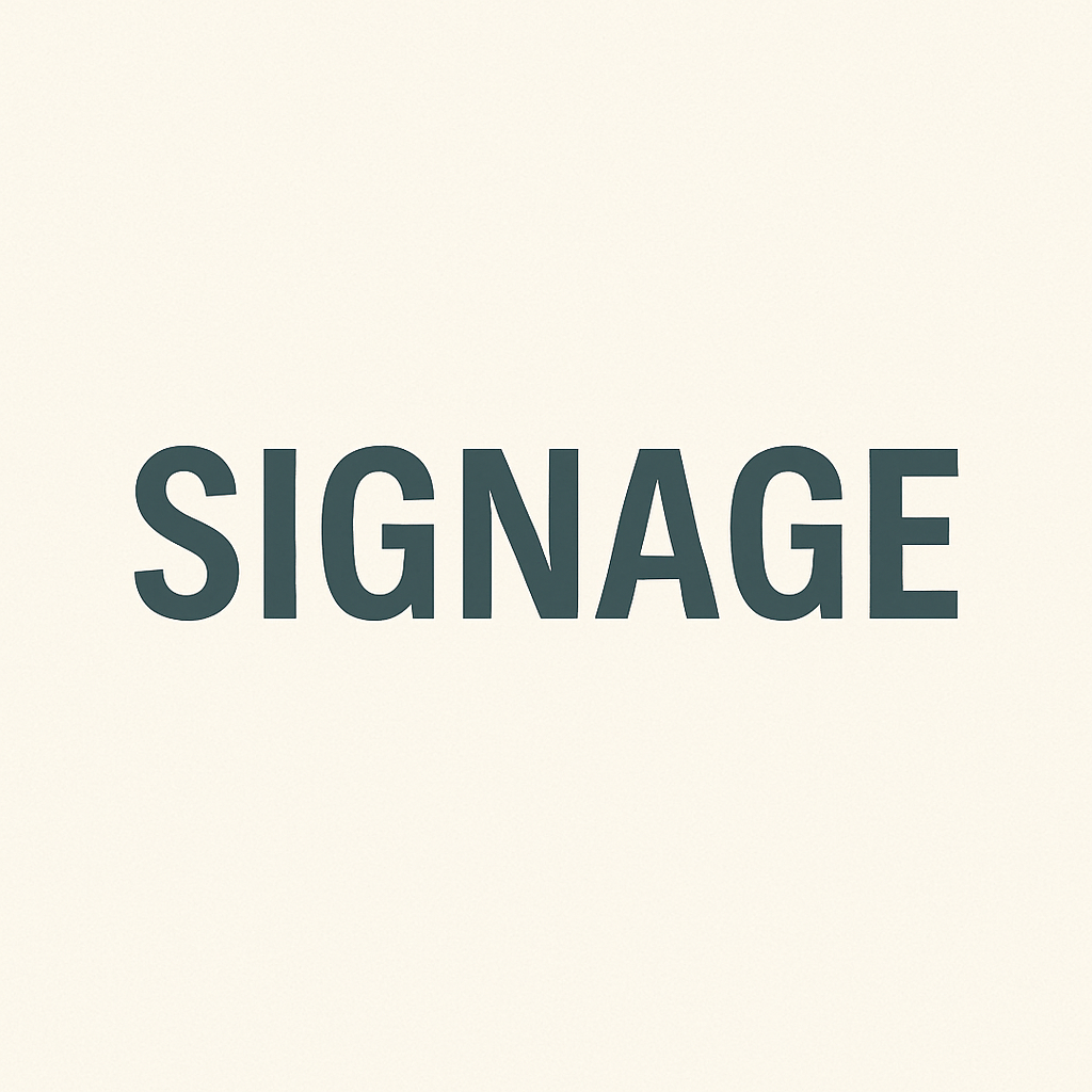 Shop Signage